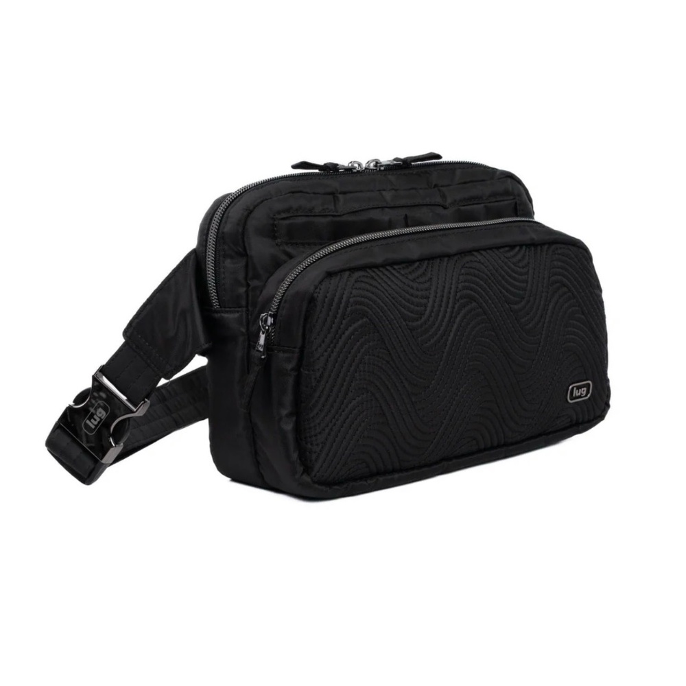 Lug Life Double Back Belt Bag Black